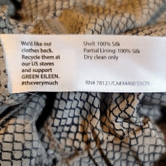 Eileen Fisher The Fisher Project Silk Jumpsuit Sleeveless V-neck M - Picture 8 of 9